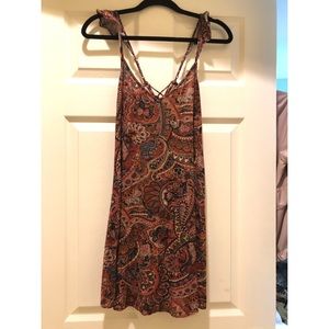 Orange summery dress